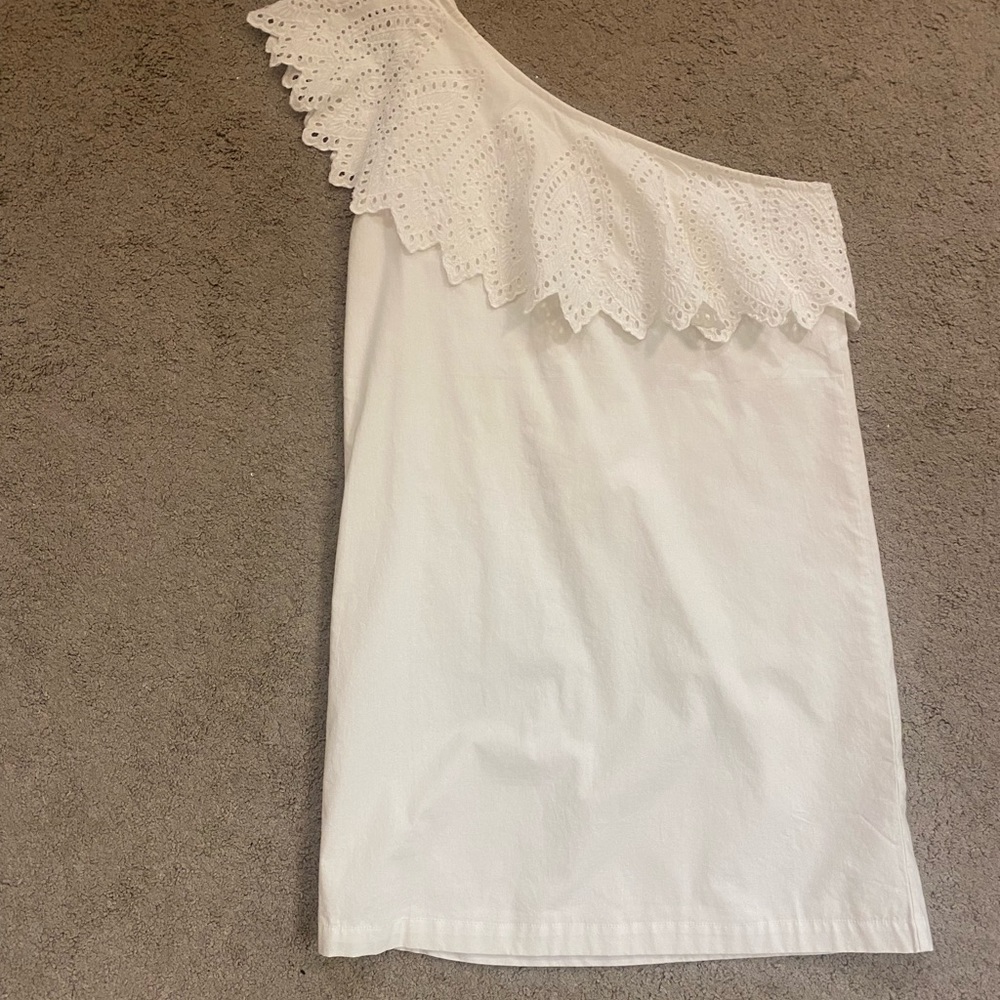 Mudpie White Cotton Dress - Size XS